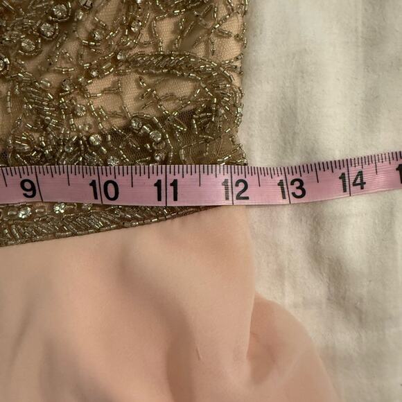 JVN by Jovani Elegant Pink and Gold Women's Dress Size 0 - Picture 11 of 11